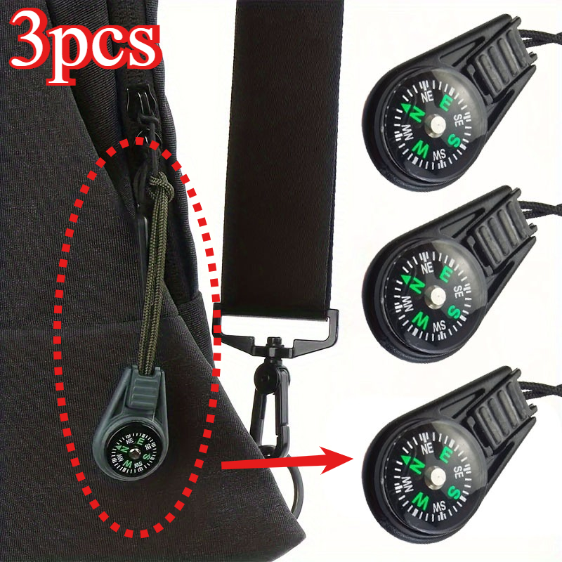 Portable Mini Compass for Outdoor Adventures  Hiking, Camping, Travel Survival Tool
