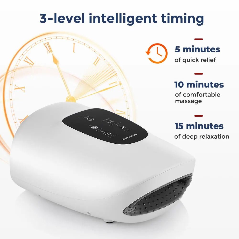 Electric Hand Massager with Air Compression and Heat Therapy
