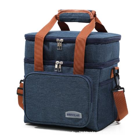 Fashionable Large Capacity Crossbody Insulated Lunch Bag – Thickened & Stylish Business Lunch Cooler