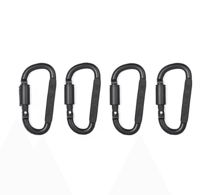 Aluminum Carabiner Clip Set