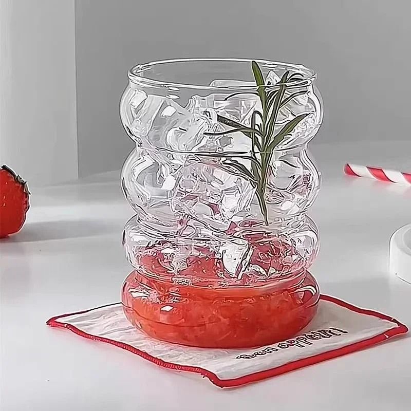 Pure Clarity Four Circle Glass Cup