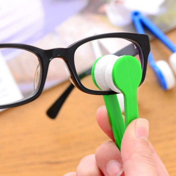 Microfiber Eyeglass Cleaner Tool – Portable Glasses Wipers for Crystal Clear Vision