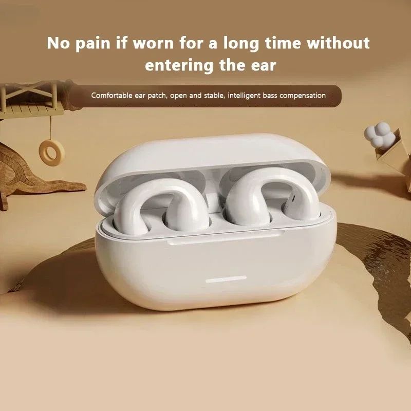 T75 Bone Conduction Bluetooth 5.3 Headphones for Sports and Open Ear Listening
