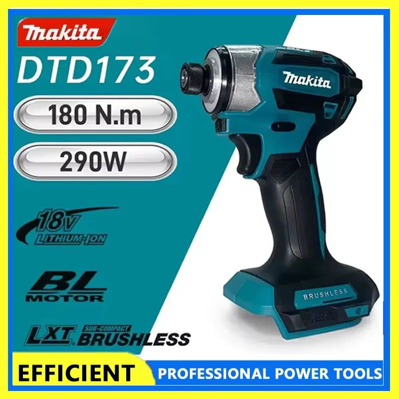 Brushless 18V Cordless Impact Driver Electric Tool for Auto Repair and Fastening with High Torque Performance
