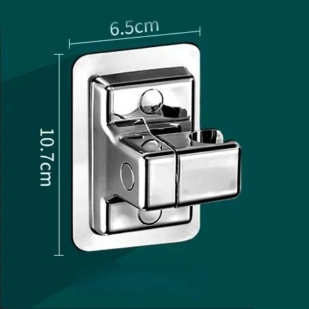 Adjustable Shower Head Holder Wall Mounted Self Adhesive Bracket