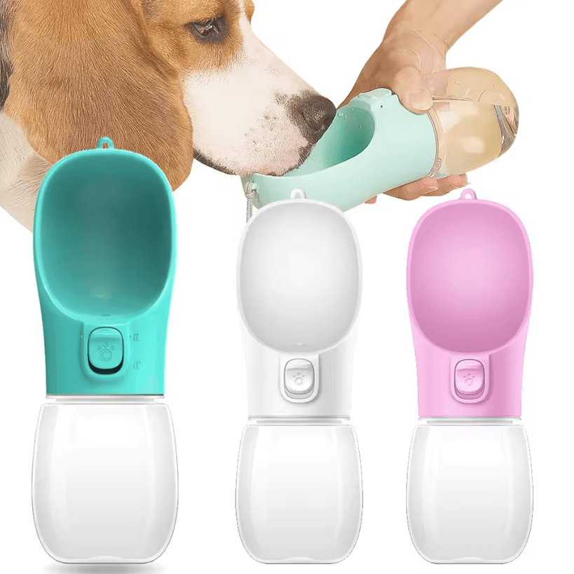 Outdoor Portable Dog Water Bottle with Leakproof Dog Water Dispenser for Small, Large Dogs and Cats