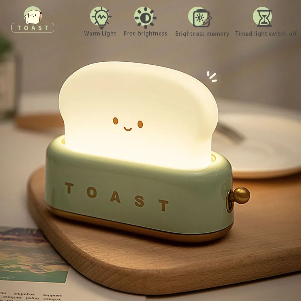 BANDIAN Bread Toast Cartoon LED Night Light