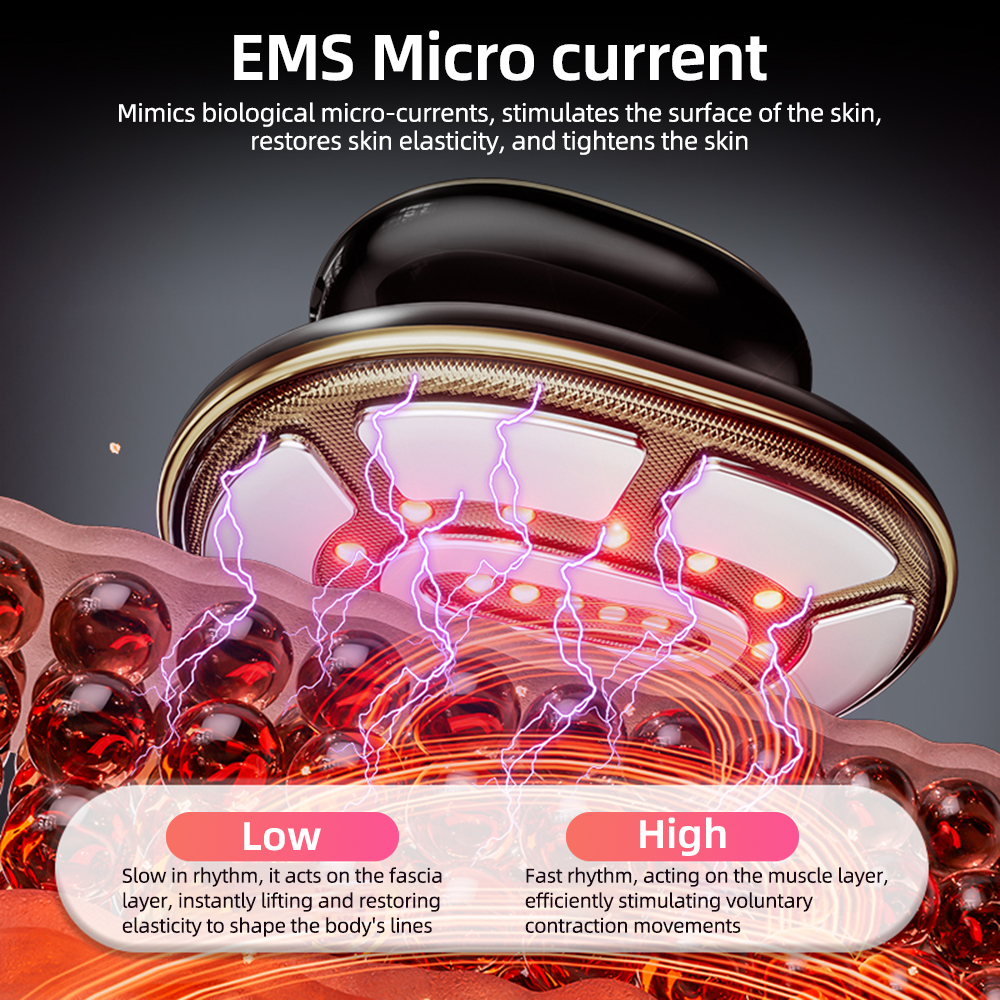 Radio Frequency Body Slimming Machine, EMS Fat Burner Slim Shaping Device, LED Light Lose Weight Cellulite