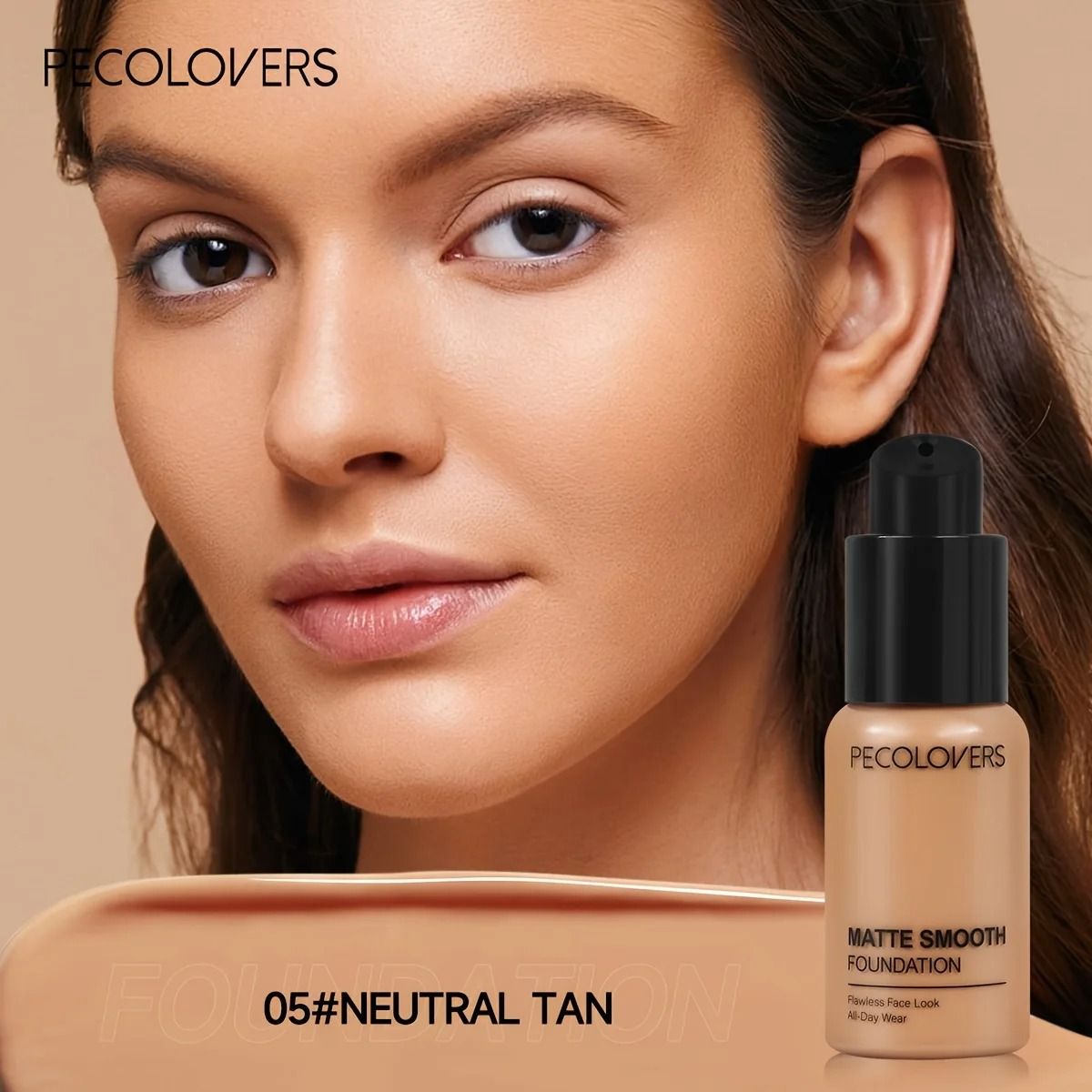 PECOLOVERS Oil Control Matte Finish Liquid Foundation