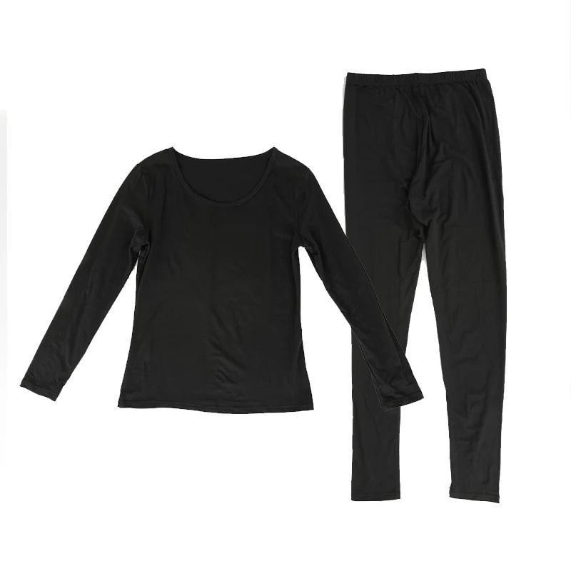 Womens Thermal Underwear Set Long Johns with Polyester Lining