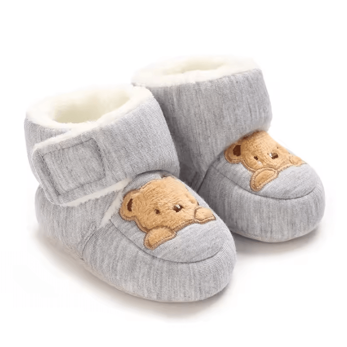 SnowSoft Baby Snow Boots First Walker Shoes – Cozy Infant Winter Booties with Soft Sole for Newborns
