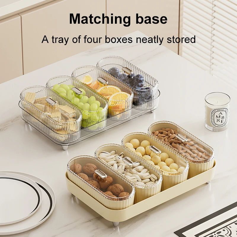 Home Living Fruit and Snack Bowl with Lid