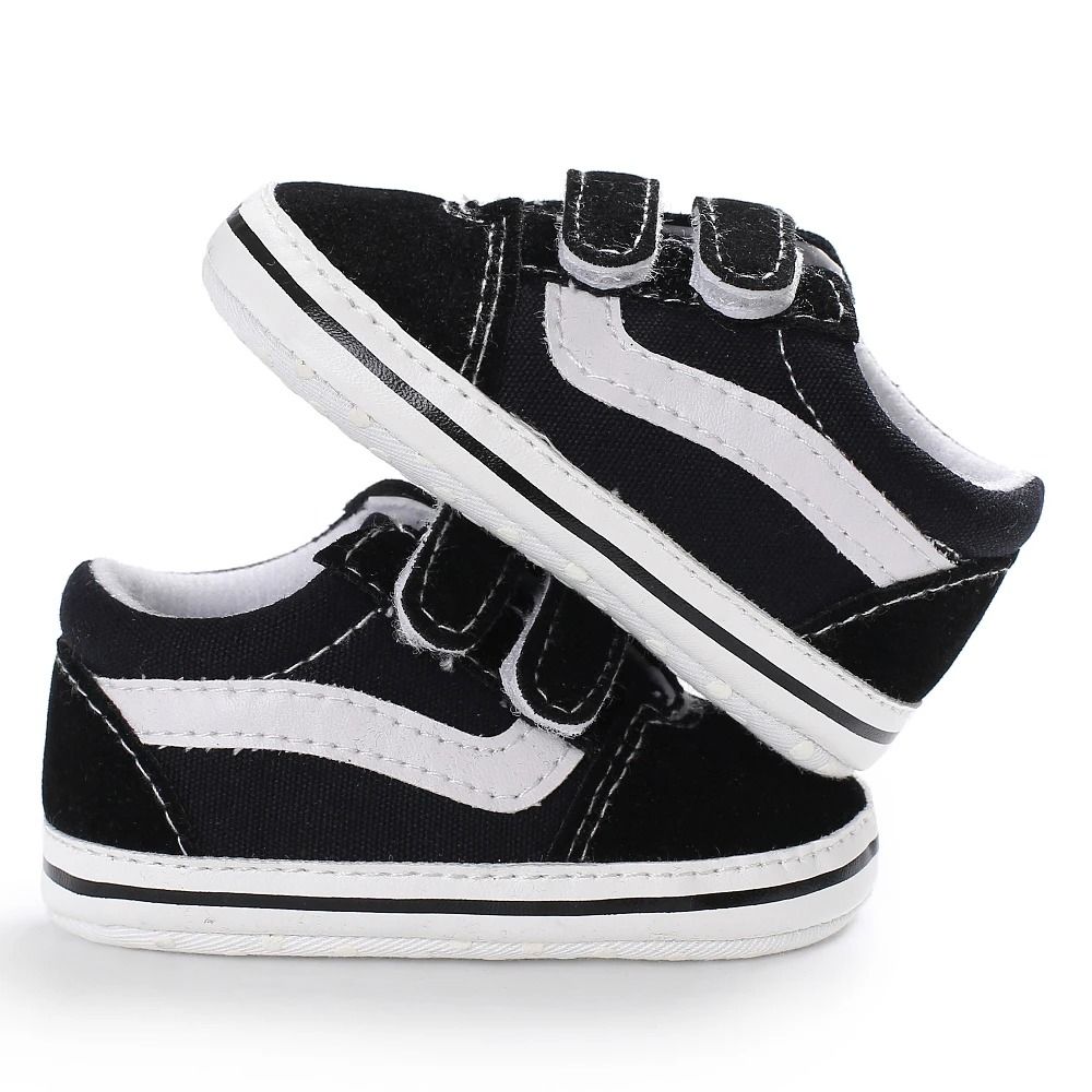Soft Canvas Baby Walking Shoes with Flexible Sole