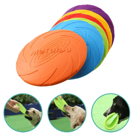 Durable Silicone Dog Flying Disc – Bite-Resistant Outdoor Training Toy