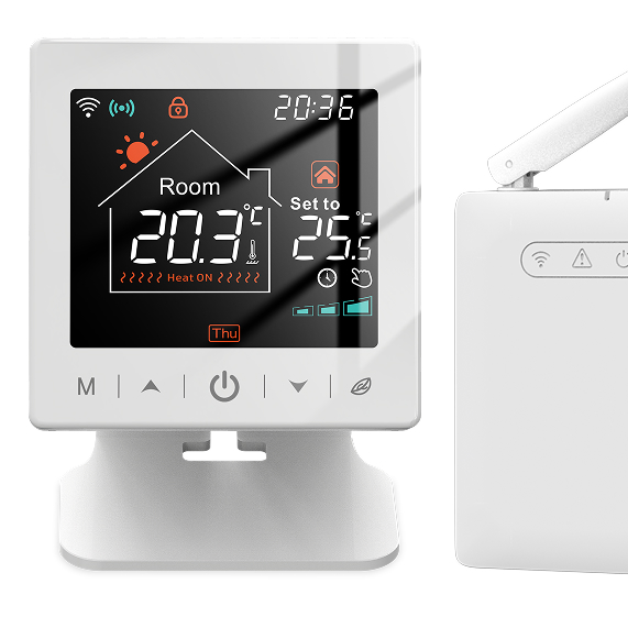 Smart WiFi Thermostat Wireless Temperature Controller, Heating Water Gas Boiler, USB Battery Powered with Alexa, Google