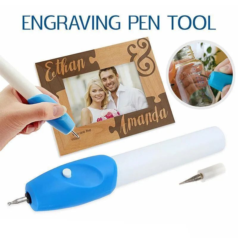 Mini Electric Engraving Pen Handheld DIY Carving Tool for Metal Wood Glass Plastic Stone