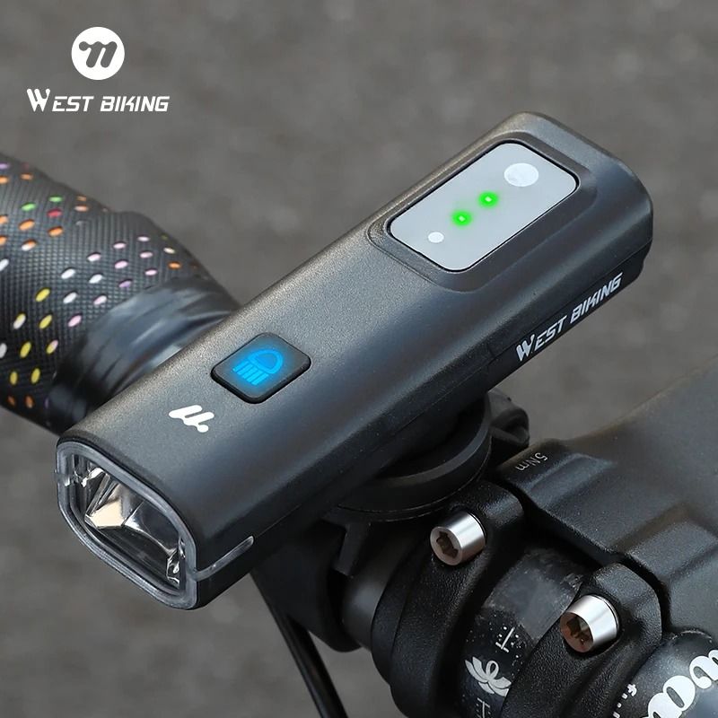 Bike Front Light 400 Lumen Intelligent Sensor USB Rechargeable Headlight