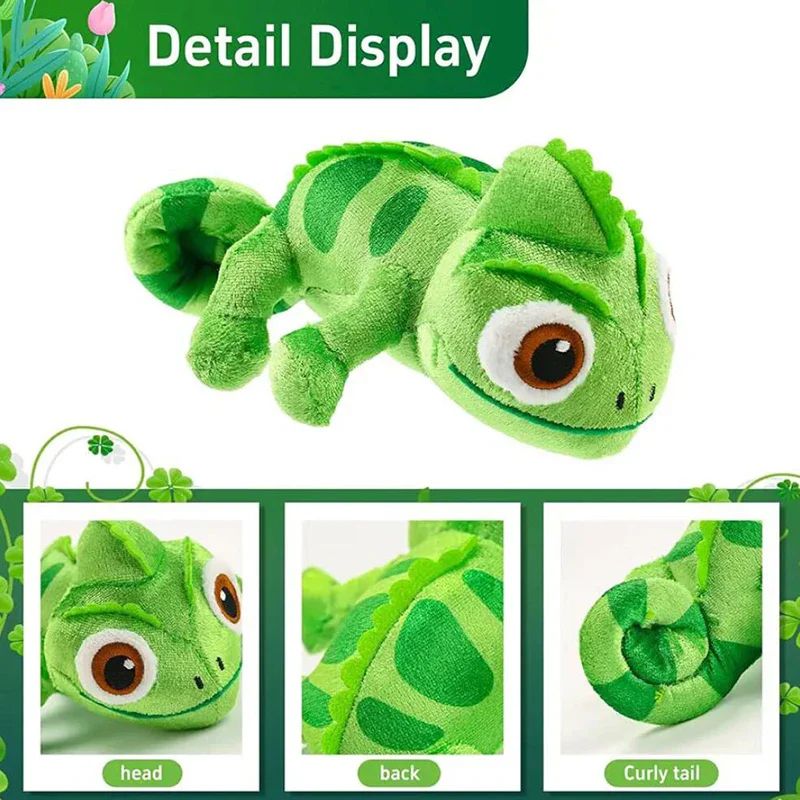 Pascal Chameleon Shoulder Plush – 6-Inch Tangled-Inspired Stuffed Animal Toy