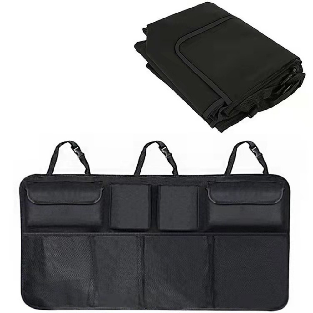 Universal Car Trunk Organizer Adjustable Backseat Storage Bag High Capacity Hanging Organizers