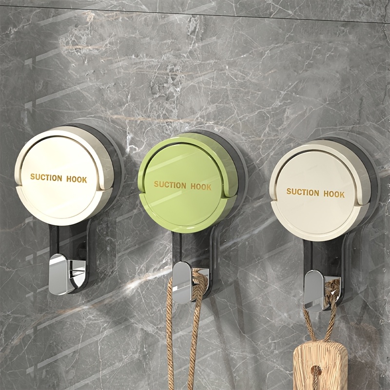 Movable Suction Cup Hook No Marks Adhesive Hook for Towel Rack in Bathroom Kitchen Wall