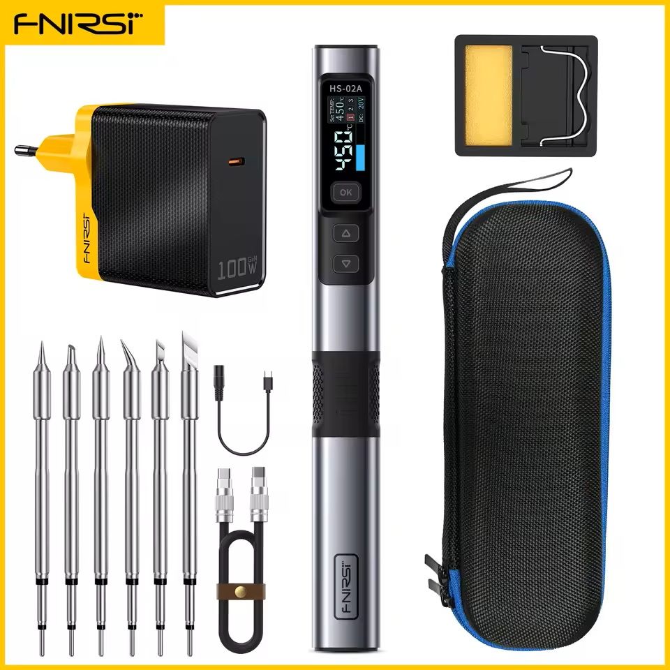 Smart Soldering Station 100W Adjustable Electric Iron Kit with Temperature Control