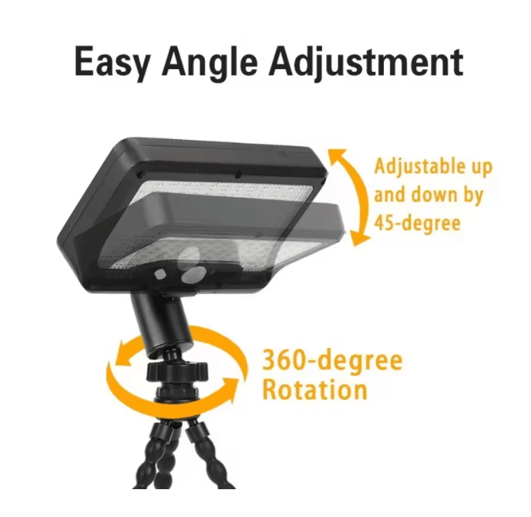 Solar Motion Tripod Security Light