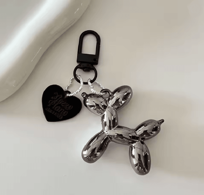 Jelly Balloon Dog Keychain Pendant