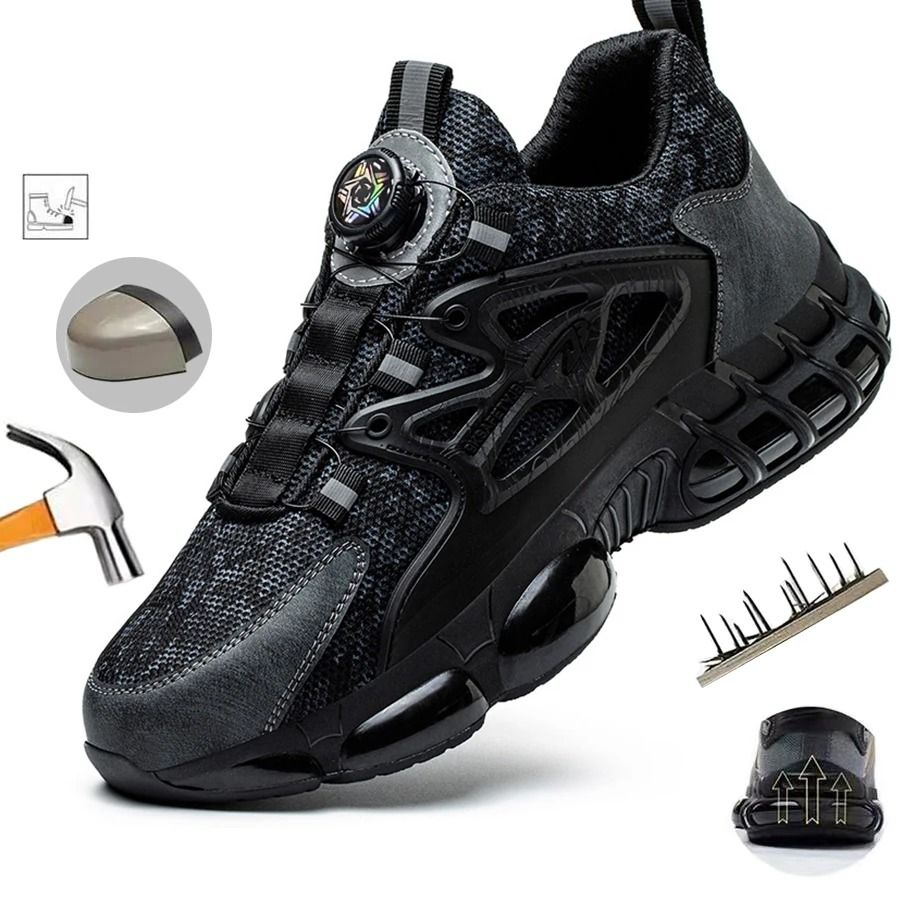 Indestructible Steel Toe Protective Safety Shoes