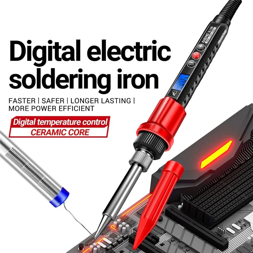 Adjustable Temperature Electric Soldering Iron Kit