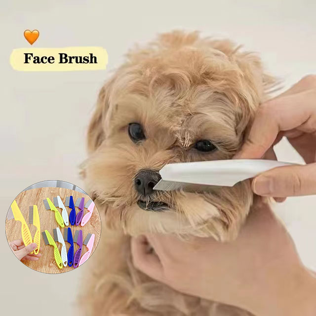 Pet Hair Shedding Comb Stainless Steel Flea Comb for Cat and Dog Grooming