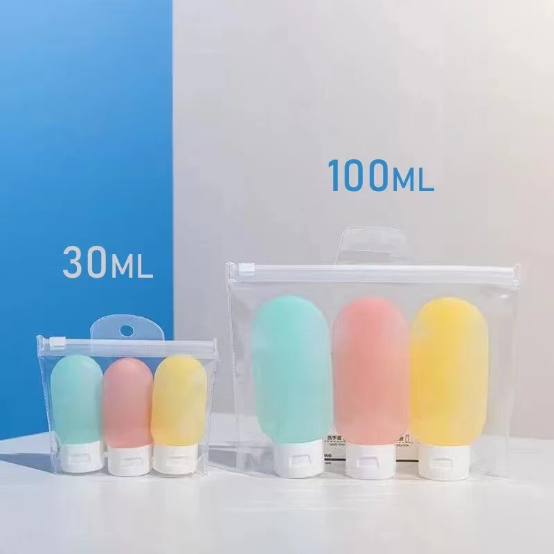 Mini Squeeze Tube Empty Bottle, Portable Refillable Lotion Cream Container for Travel Shampoo