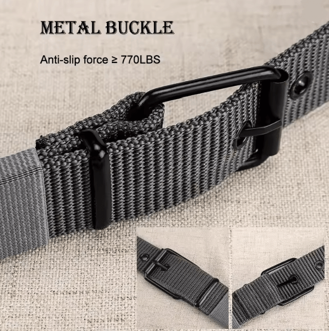 Mens Durable Nylon Canvas Belt