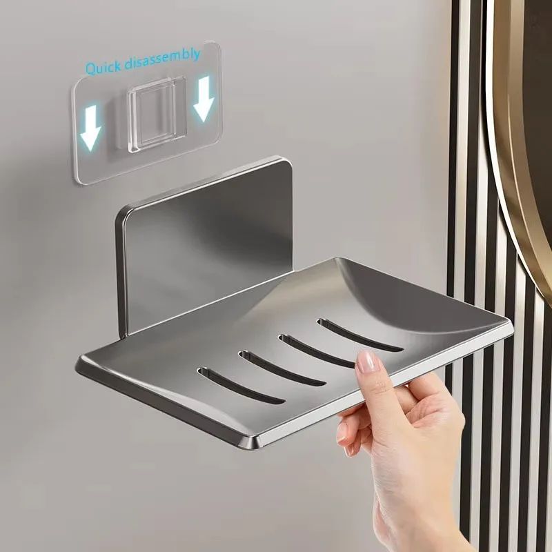 Wall Mounted Aluminum Bathroom Soap Dish