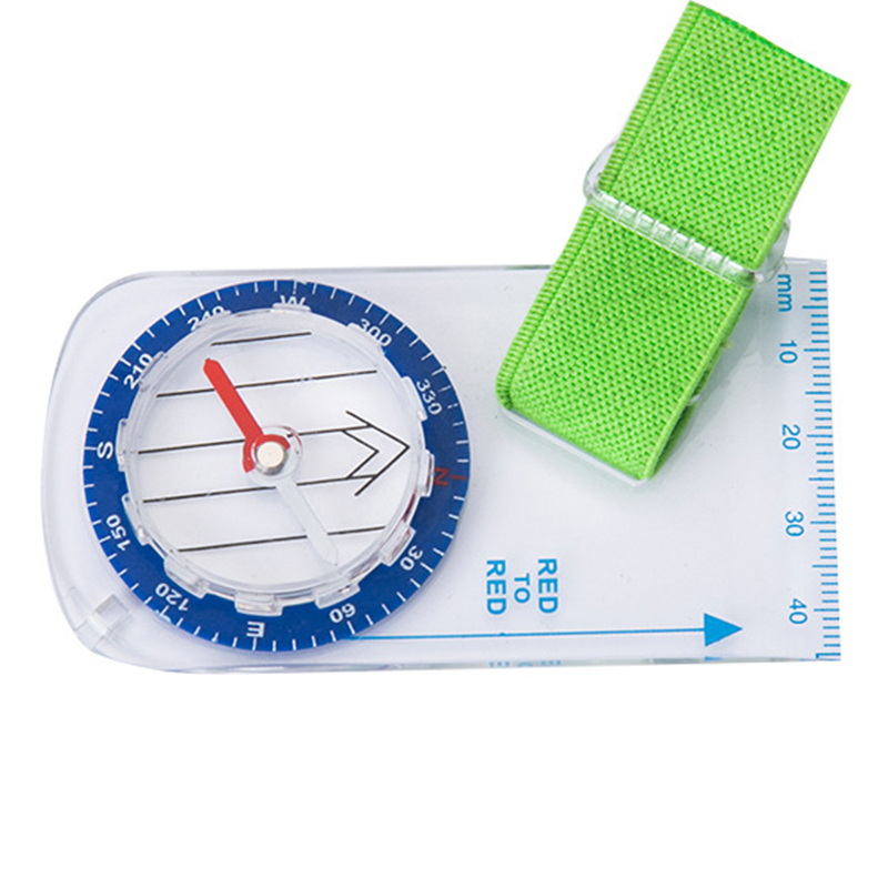 Professional Orienteering Compass  Accurate Map Scale Compass for Outdoor Adventures, Thumb Design, and Competition Rea