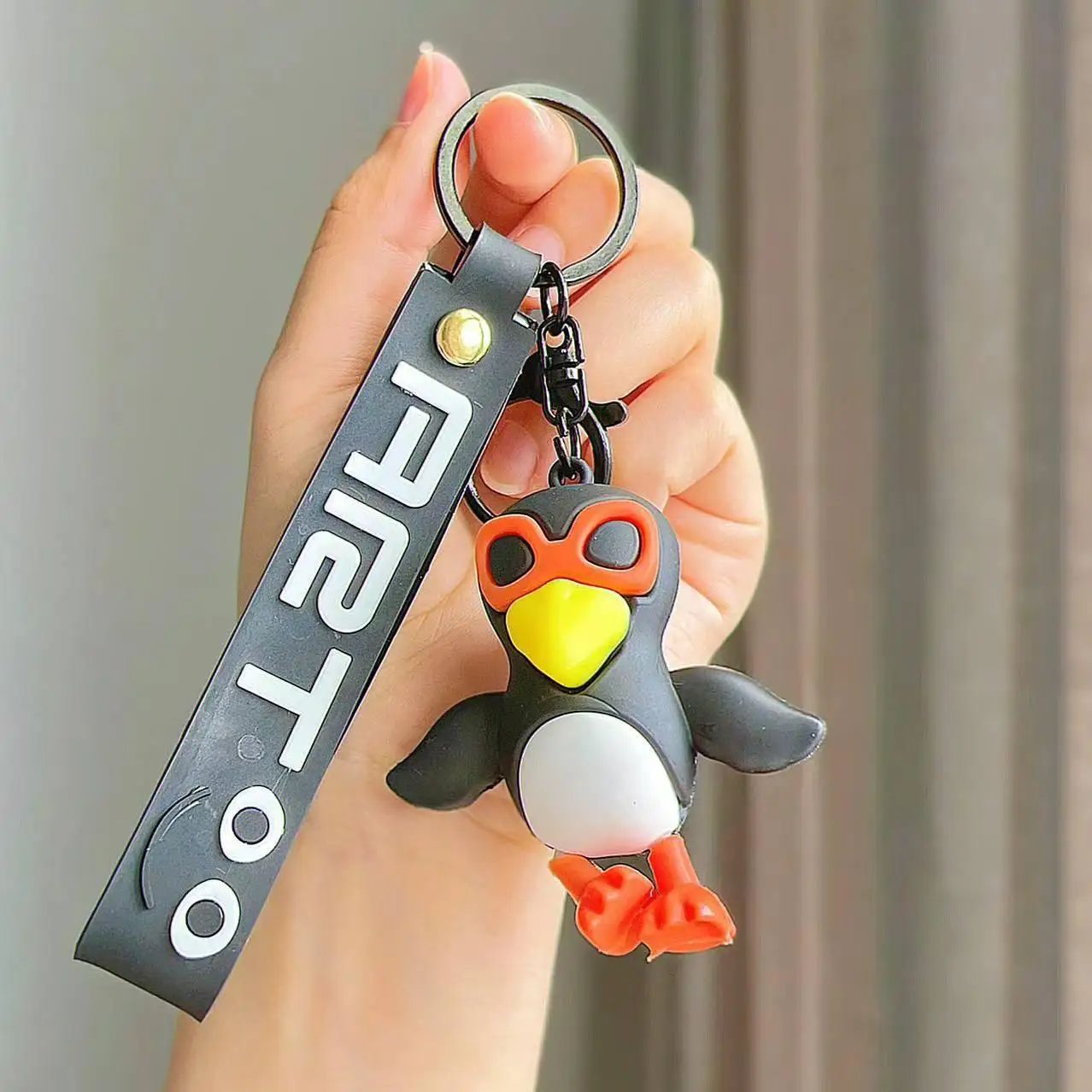 Creative Character Wrist Strap Keychain Pendant – Collectible Figurine Bag Charm