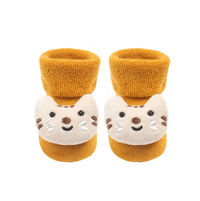 CozySnow Christmas Baby Socks Warm Knitted Snowman and Deer Mid Socks