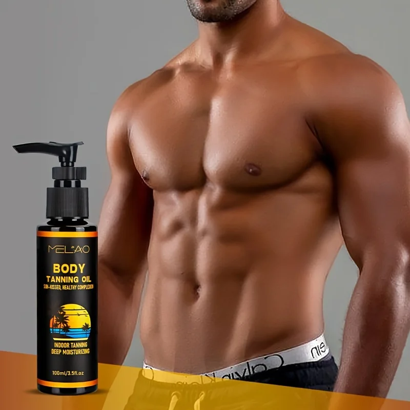 MELAO Tanning Oil, Tanned Intensifier for Faster, Darker Sun Tan, Ultra Moisturizing Oils for Hydrated, Sun-Kissed Skin