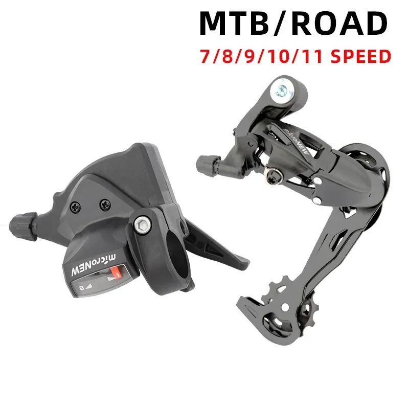 Mountain Bike Shifter and Rear Derailleur Set
