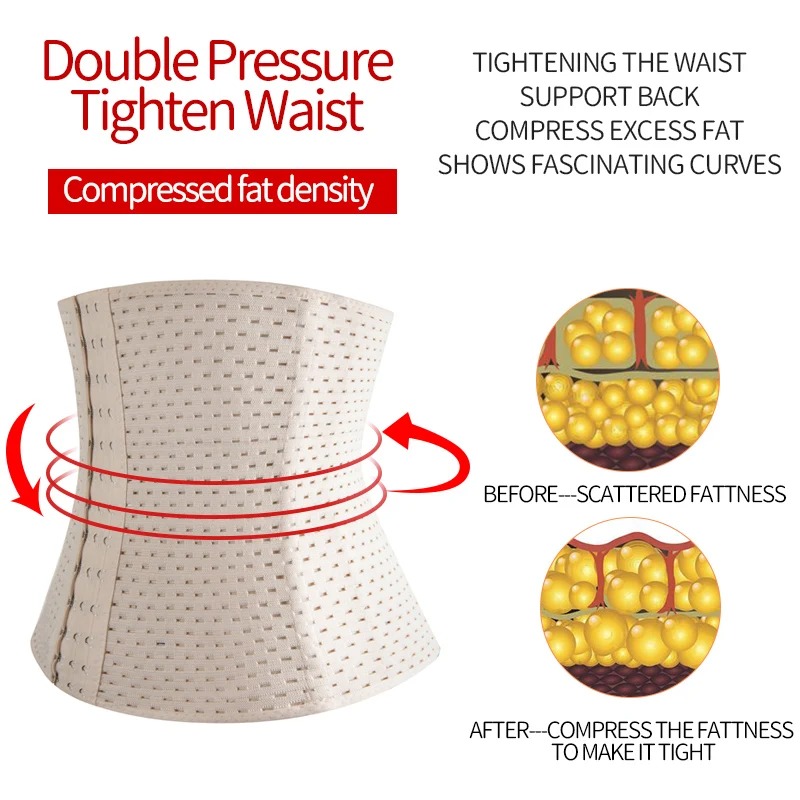 Premium Mens Waist Trainer Slimming Belt High Compression Shapewear Girdle