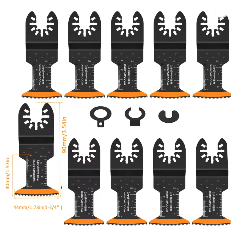 Japanese Oscillating Saw Blades High Carbon Steel Bi Metal Multitool Cutter Set