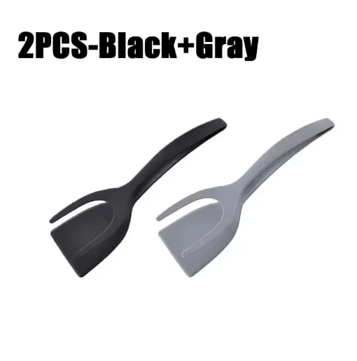 2-in-1 Egg Spatula Tongs – Pancake & Egg Flipping Tool