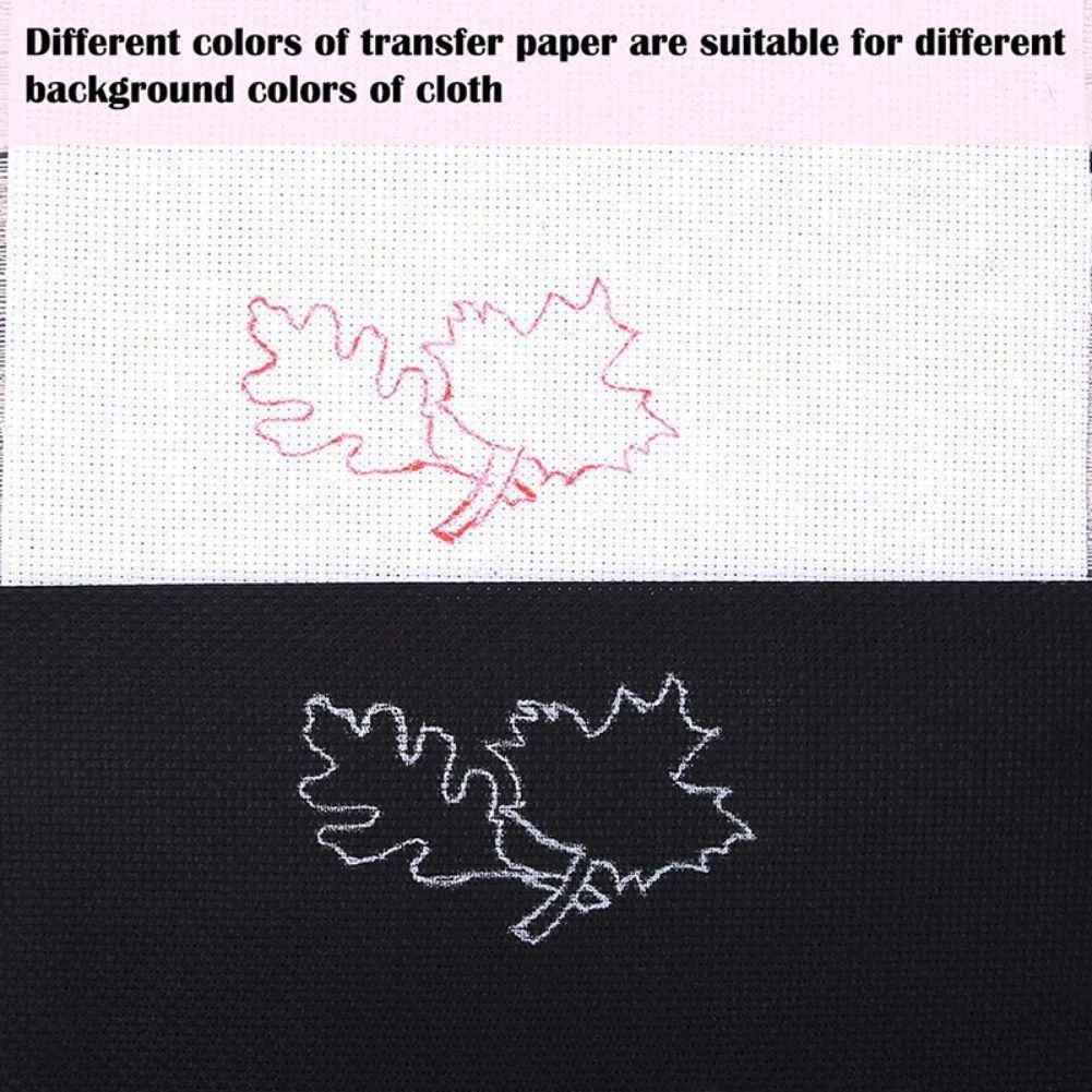 Embroidery Transfer Paper Set With Stylus Water Soluble Tracing Sheets