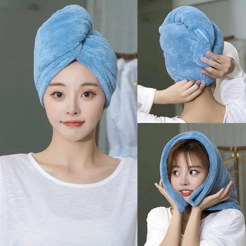 Soft Microfiber Quick Dry Hair Towel Wrap for Women