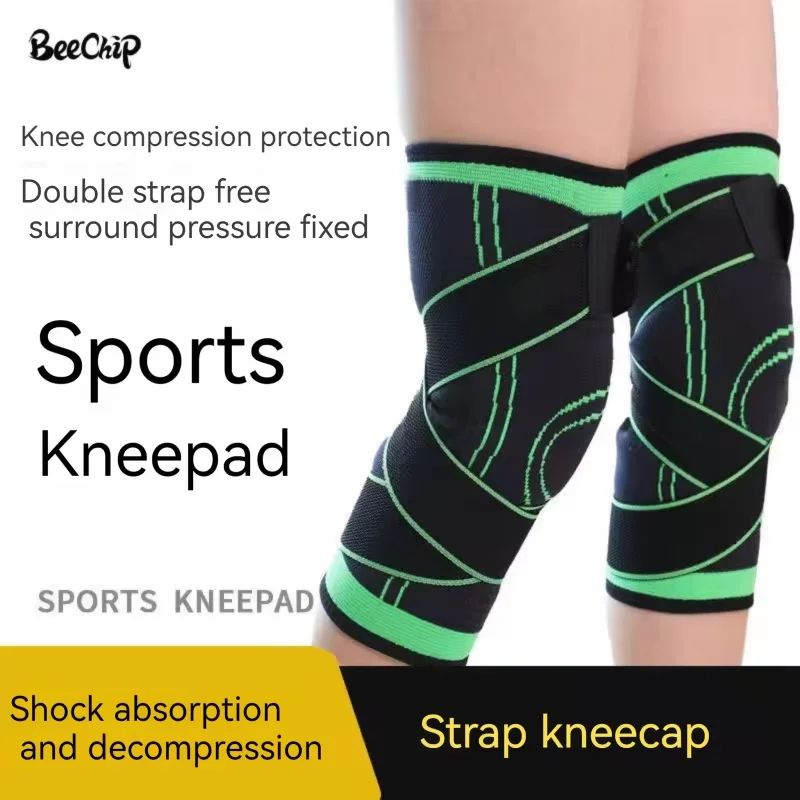 Compression Knee Sleeve Brace – Breathable Knit Sports Knee Pad for Warmth & Everyday Support