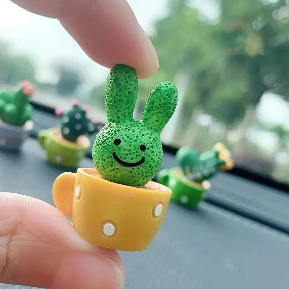 Desert-Mini 4PC Resin Succulent Sculpture Set