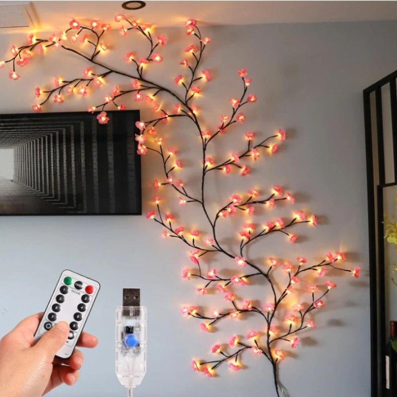 Botanical Willow Blossom Vine Lights