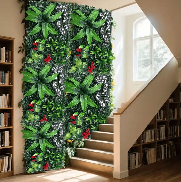Artificial Green Wall Panel – Lifelike Indoor & Outdoor Plant Wall Decor