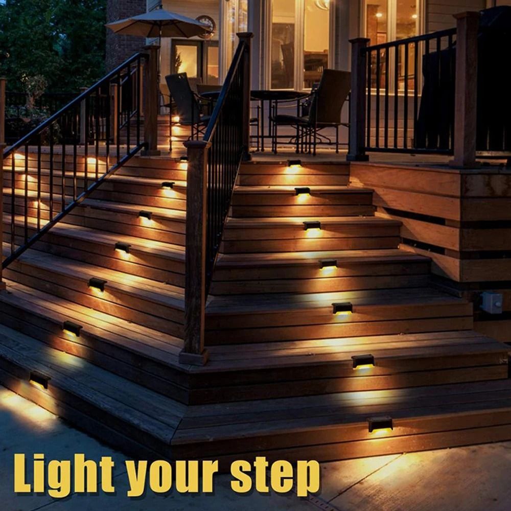 Solar Powered LED Step and Path Light