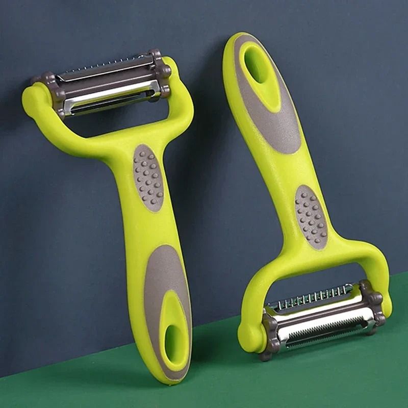3-In-1 Rotary Multi-Peeler – Multifunction Julienne & Vegetable Slicer