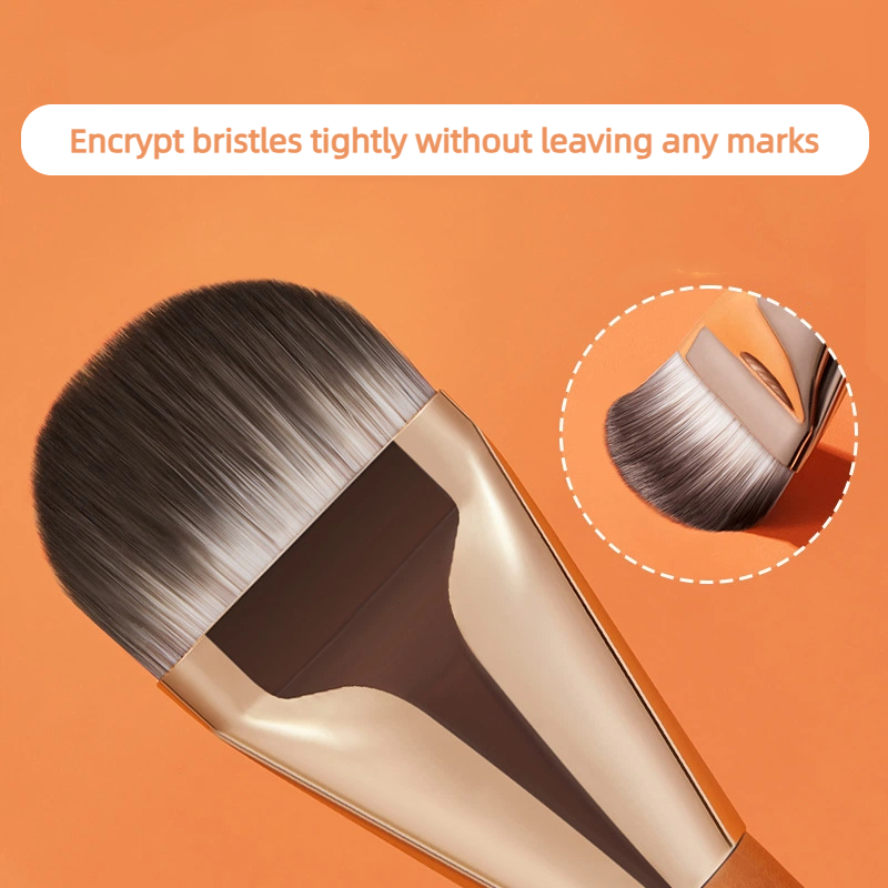 Hot Sale Flat Head Makeup Brush, Quickly Apply Foundation with GECOMO Brush, Smooth Easy Apply Makeup without Sticking